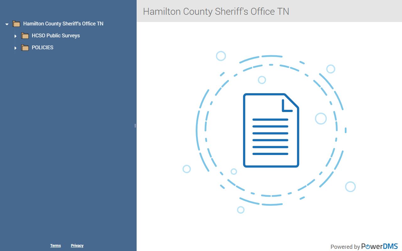 Hamilton County public records Sheriff's Office policy repository