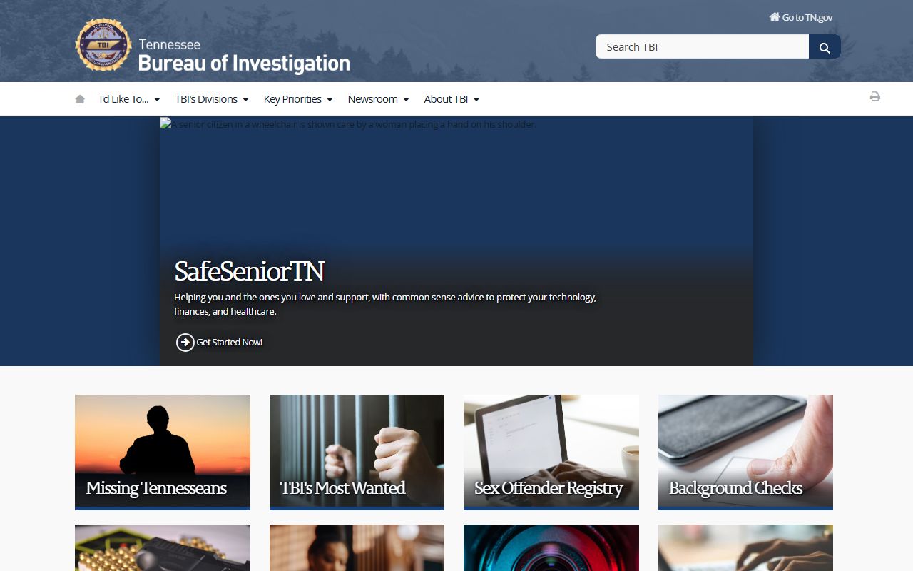 Hamilton County arrest records Tennessee Bureau of Investigation home page