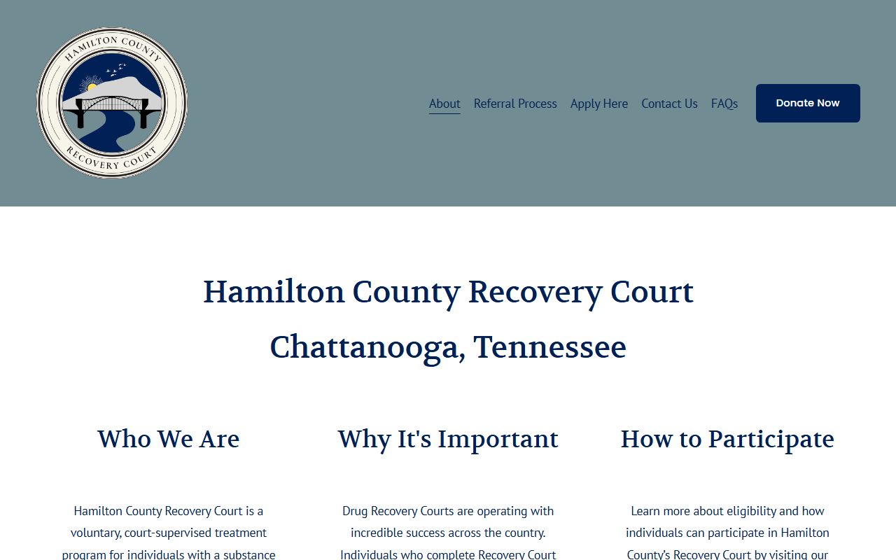 Hamilton County court records Drug Recovery Court page